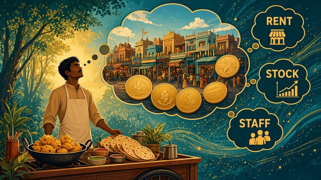 An Indian vada pav stall owner dreaming of many shops — why a company needs money